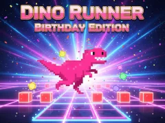 Spill Dino Runner Birthday Edition online