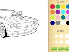 Spill Car Coloring Book online