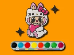 Spill Labubu Coloring Adventure online