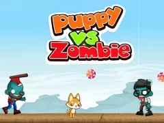 Spill Puppy vs Zombie online