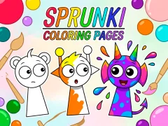 Spill Sprunki Coloring Pages online