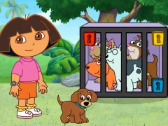 Spill Dora The explorer Dora's Puppy Adventure online