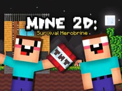 Spill Mine 2D Survival Herobrine online