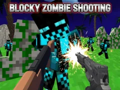 Spill Blocky Zombie Shooting online