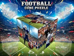 Spill Football Cube Puzzle online