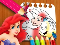 Spill The Little Mermaid Coloring Book online