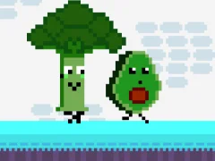 Spill Cat Chef vs Fruits - 2 Player online