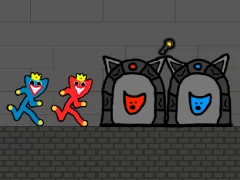 Spill Red and Blue Stickman Huggy 2 online