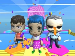 Spill Fall Guys And Girls Chibi Race Knockdown Multiplay online