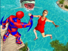 Spill Superhero Police Speed Hero Rescue Mission online