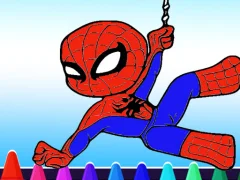 Spill Spiderman Coloring book online