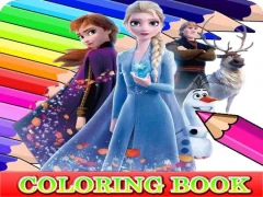 Spill Coloring Book for Frozen Elsa online