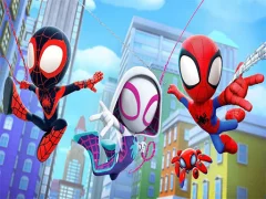 Spill Spidey and his Amazing Friends Swing Into Action! online