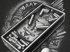 Spill Pinball Black N White online