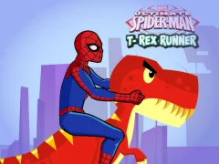 Spill Spiderman T-Rex Runner online