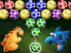 Spill Dino Eggs Bubble Shooter online