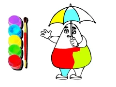 Spill Grimace Click and Paint online