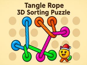 Spill Hazel Tangle Rope 3D: Sortering av puslespill online