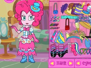 Spill Mine lille ponni equestria jenter pinkie pie dress up online