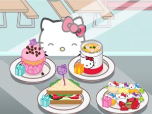 Spill Hello Kitty Lunchbox online