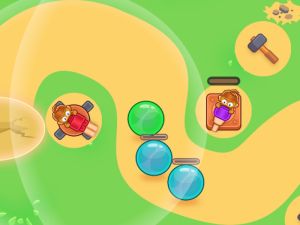Spill Monkey Bubble Defense online