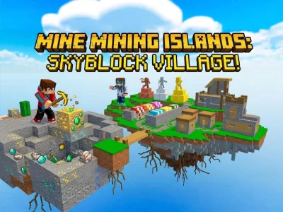 Spill Mine Mining Islands: Skyblock Village! online