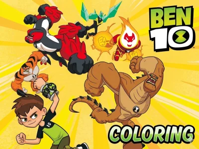 Spill Ben 10 Coloring online