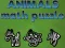 Spill Animals Math Puzzles online