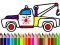 Spill Back To School: Truck Coloring Book online