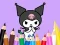 Spill Coloring Book: Kuromi Carries Bag online