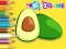 Spill Coloring Book: Avocado Fruit online