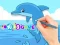 Spill Coloring Book: Cute Dolphin online