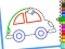 Spill Toddler Drawing: Cute Car online