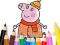 Spill Coloring Book: Mommy Pig Winter online