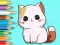 Spill Coloring Book: Cute Kitten online