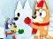 Spill Jigsaw Puzzle: Bluey Christmas Snowman online