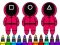 Spill Coloring Book: Squid Game Mask online