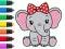 Spill Coloring Book: Elephant online