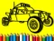 Spill Back To School: Rally Car Coloring Book online