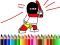 Spill Back To School: Hero Coloring Book online