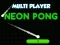 Spill Neon Pong Multi Player online
