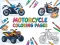 Spill Motorcycle Coloring Pages online