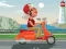 Spill City Scooter Ride Coloring online