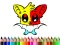 Spill Cute Bat Coloring Book online