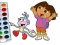 Spill Dora The Explorer Coloring Book online