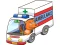 Spill Cartoon Ambulance Puzzle online