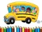 Spill School Bus Coloring Book online