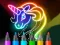 Spill Learn to Draw Glow Cartoon online