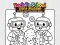 Spill Back to School: Robot Coloring Book online