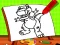 Spill Easy Kids Coloring Dinosaur online